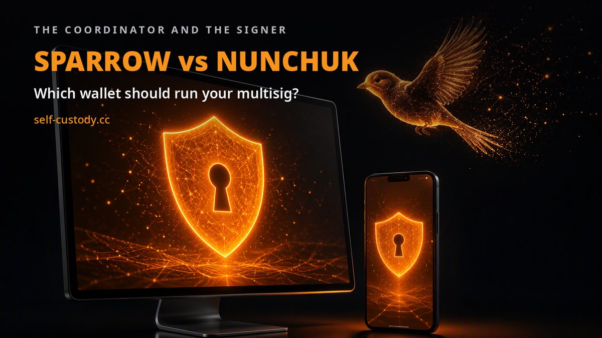 Sparrow vs Nunchuk — desktop and mobile Bitcoin multisig wallets